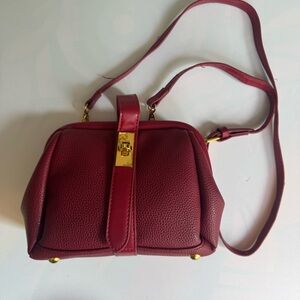 Burgundy Crossbody Bag